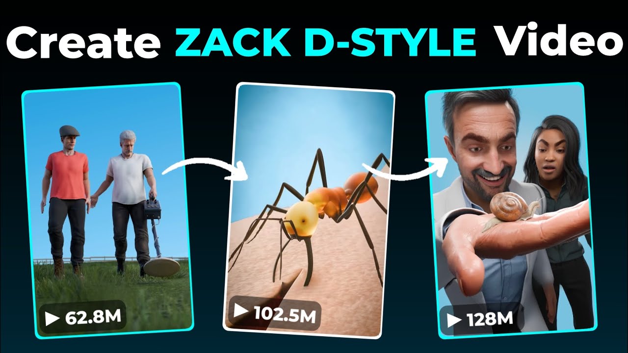 How I Recreated Zack D Films Using AI (Step by Step)