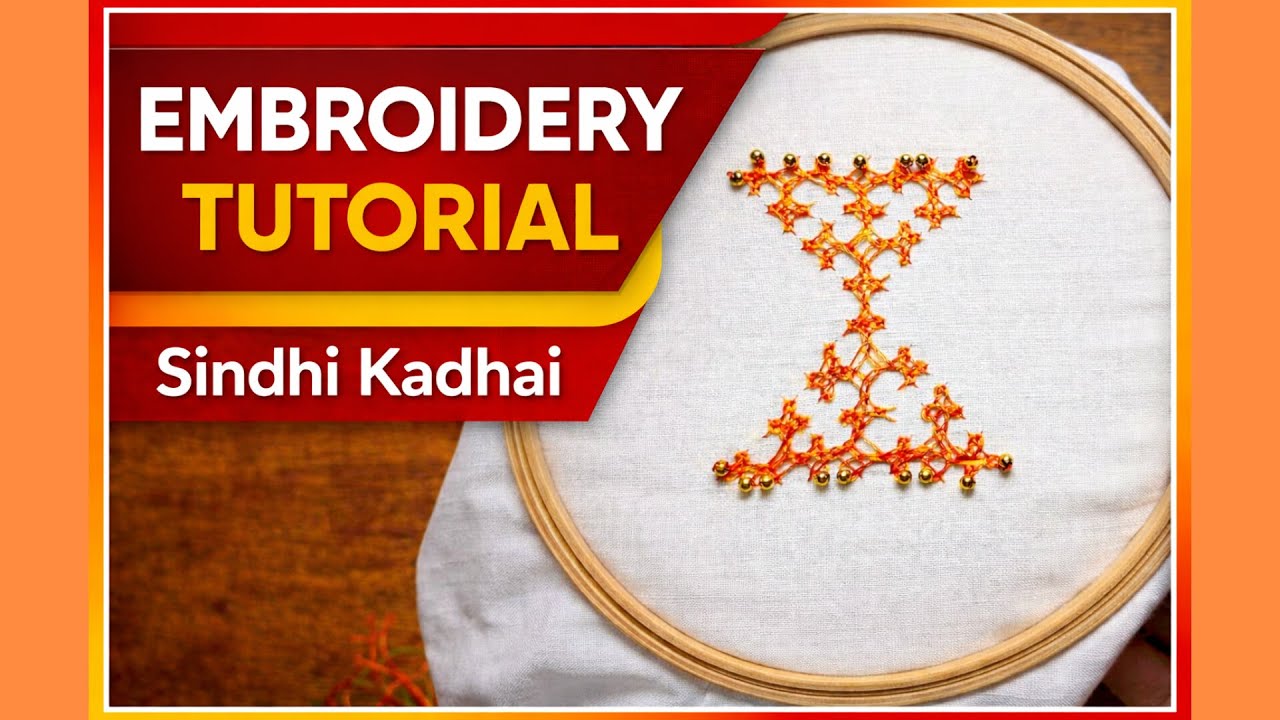 Sindhi embroidery tutorial