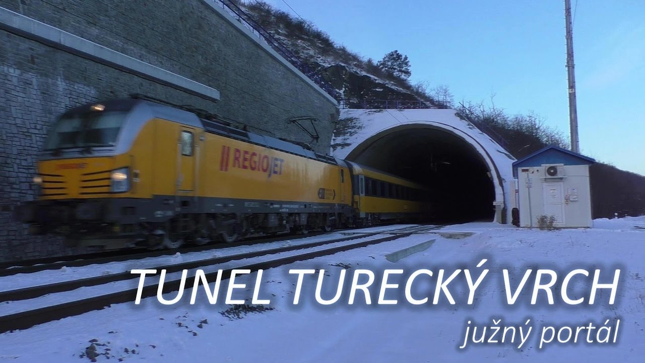 Tunel Turecký vrch - južný portál 07.01.2017
