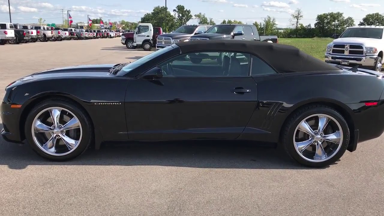 2011 CHEVROLET CAMARO SS 2SS CONVERTIBLE IN BLACK WALKAROUND $22,999 SOLD! 9184X