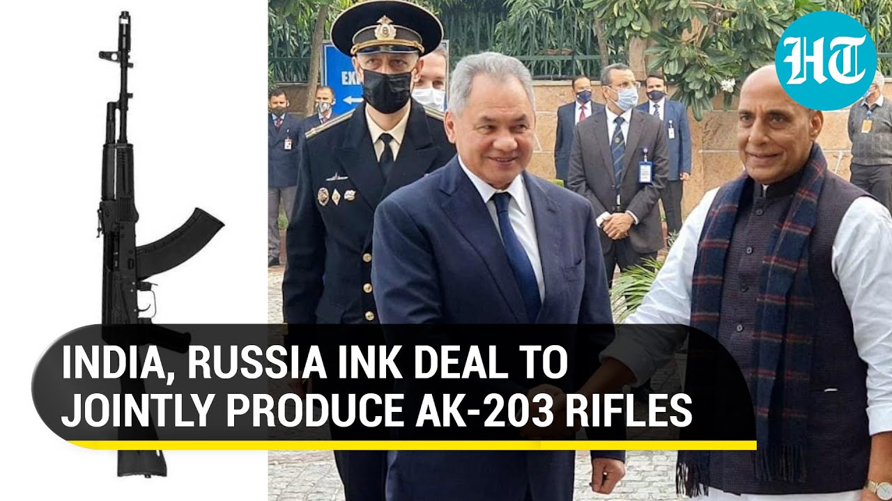 Watch: India finalises ₹5,100 cr deal with Russia to jointly produce over 5 lakh AK-203 rifles