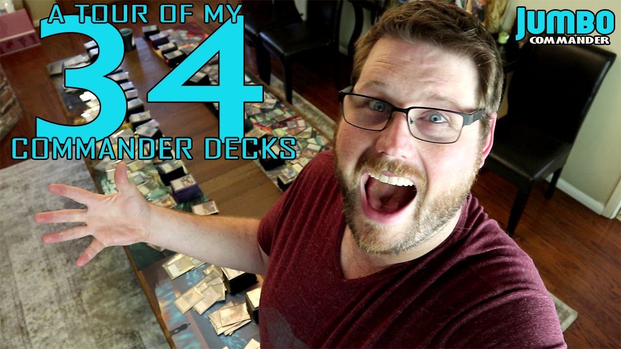 A Tour of My 34 Commander Decks