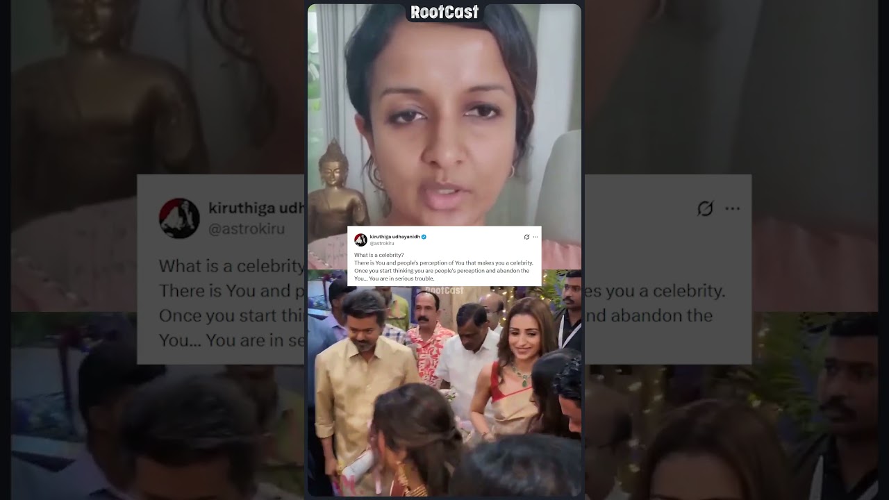 Kiruthiga Udhayanidhi about thalapathy vijay and trisha | sangeetha divorce issue