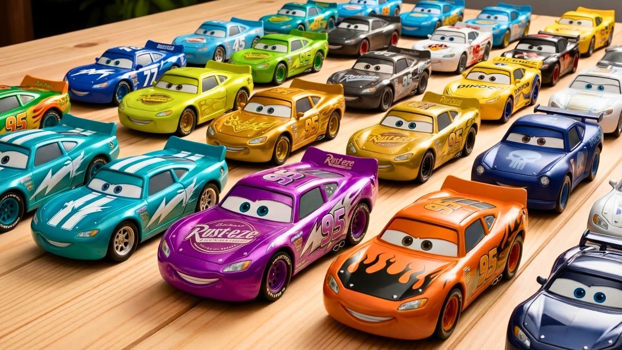 Disney Pixar Cars Unboxing Review | Lightning McQueen RC Car Wash Playset | Relaxing ASMR car toys