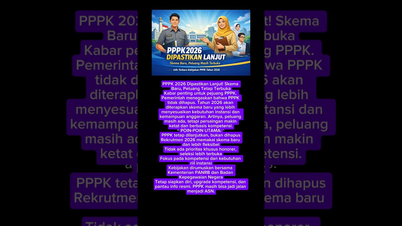 PPPK 2026 Dipastikan Lanjut 
