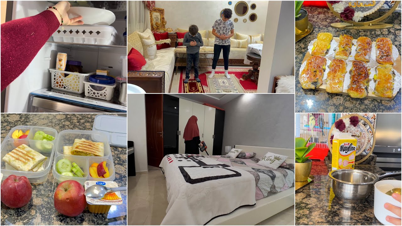 روتين مسلمة مغربية🧽من الفجر الى المساء✅متغركمش المظاهر/ الحقيقة ديالي اليوم معاكم ارهقني ضغط الحياة