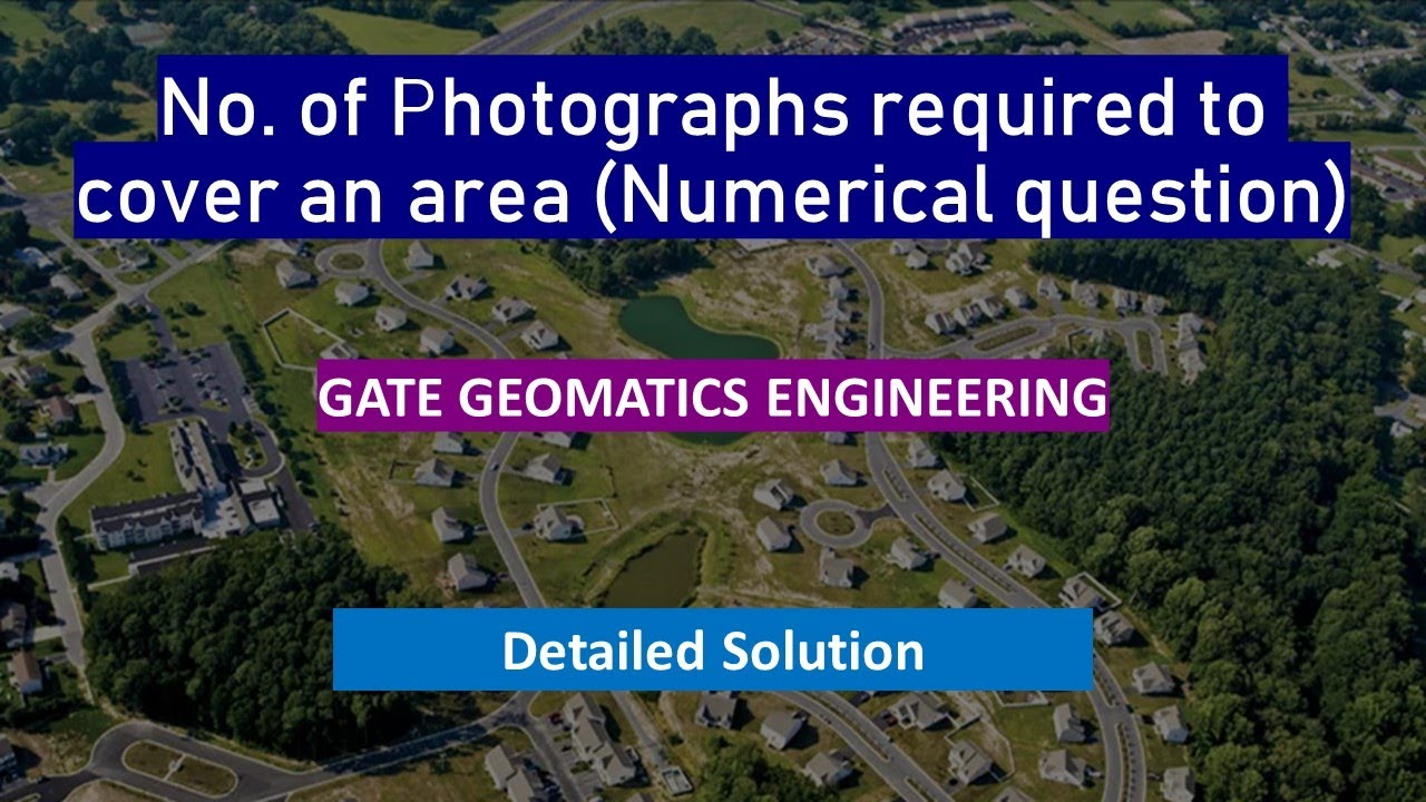 NUMERICAL PROBLEMS ON FLIGHT PLANNING AND NO. OF PHOTOGRAPH CALCULATION | AERIAL PHOTOGRAMMMETRY #gE