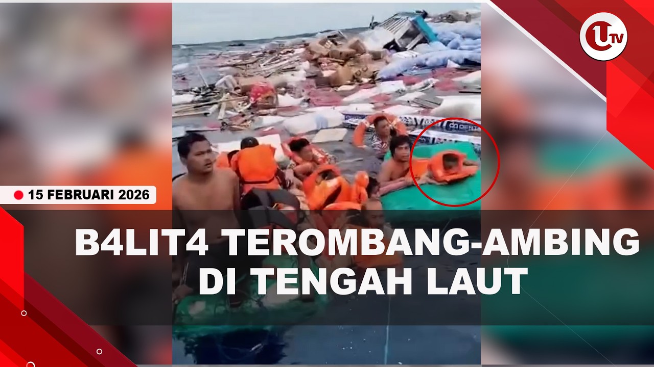 KAPAL KAYU TENGGELAM DI SULTRA, BALITA IKUT TEROMBANG-AMBING DITENGAH LAUT | U-NEWS