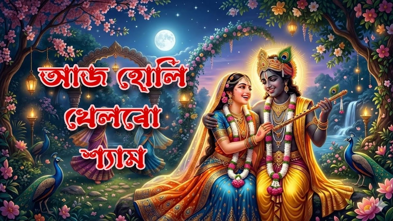  Aaj Holi khelbo Shyam  .আজ হোলি খেলবো শ্যাম তোমারি সনে ।কন্ঠে- কল্পনা দে ।হোলি বাংলা গান ।