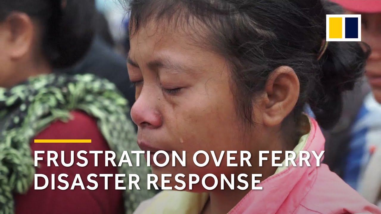 Frustration grows as 190 remain missing four days after Indonesian ferry capsized