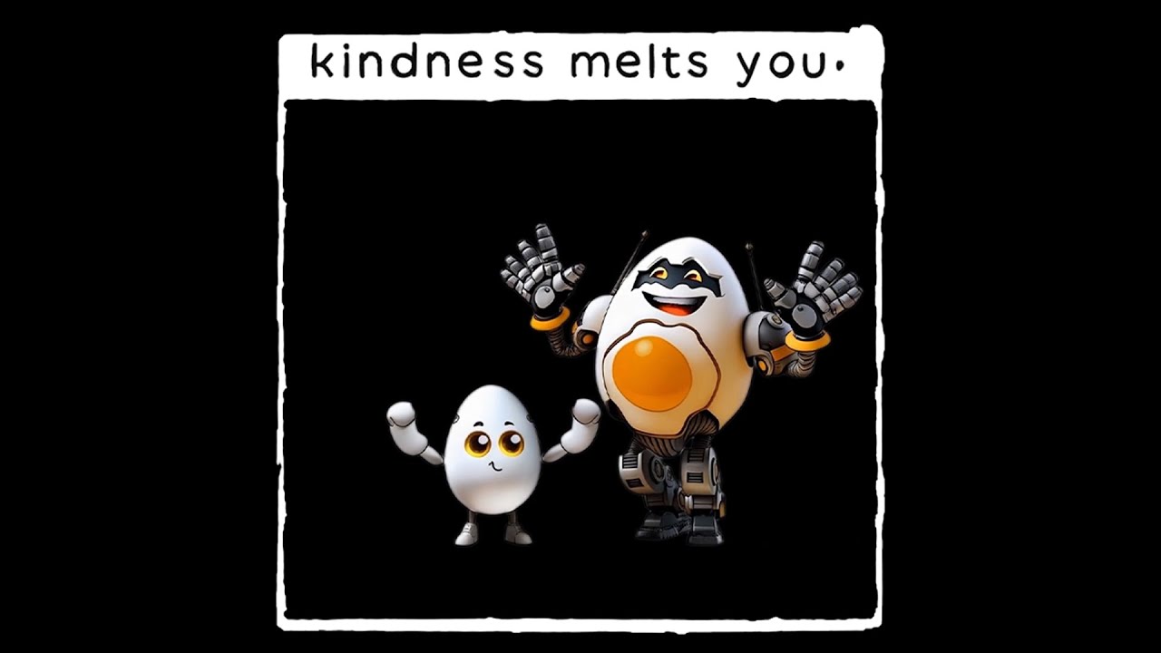 cold technology. Be kind to yourself !.  melt hearts. kindness melts you.