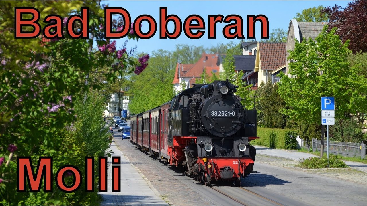 Molli rollt durch Bad Doberan – Einsteigen und mitdampfen! | 4K