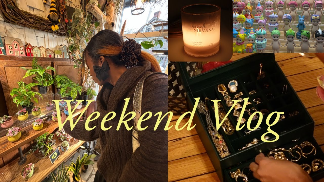 Weekend Vlog | gift shops, cafe, & room cleaning