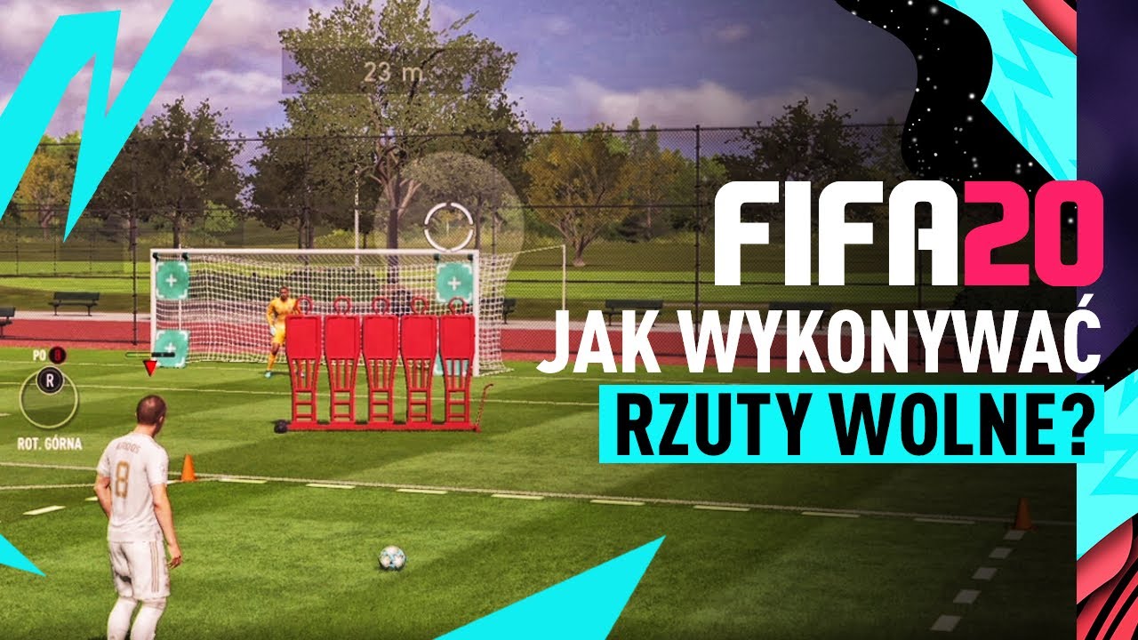 FIFA 20 - JAK WYKONYWAĆ RZUTY WOLNE! #poradnik