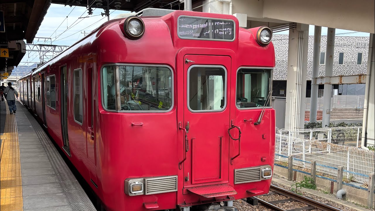 名鉄6000系普通豊川稲荷行き国府〜諏訪町前面展望