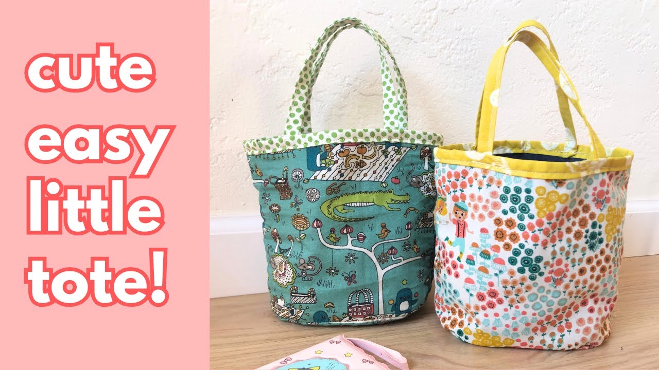 How to sew a cute small tote bag