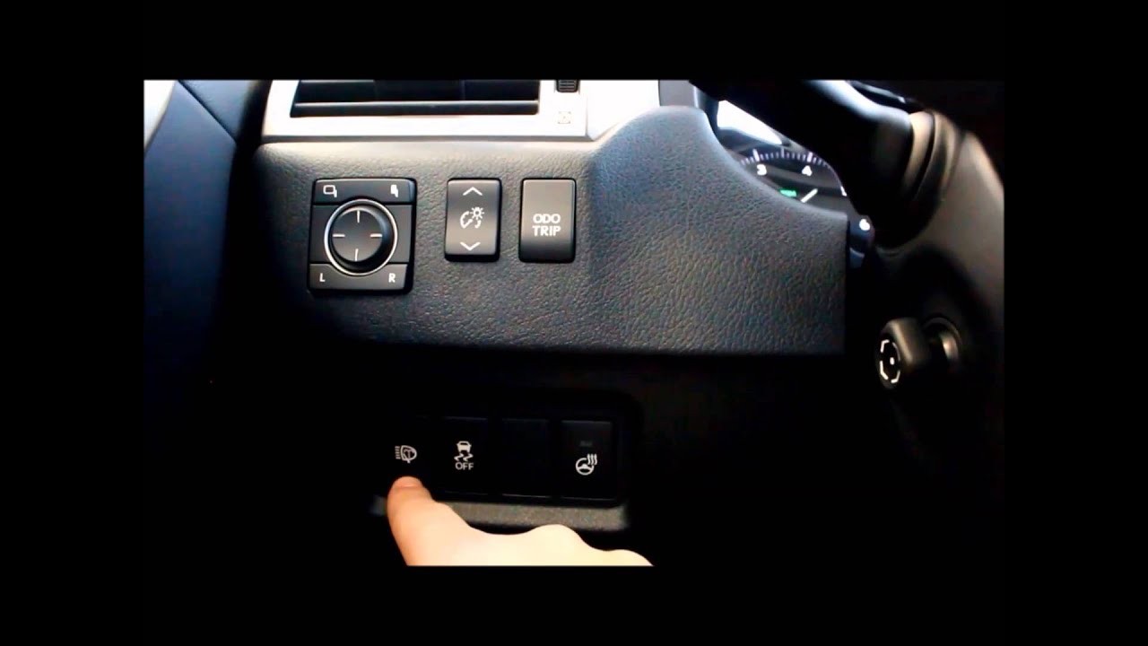 Lexus GX Interior Buttons