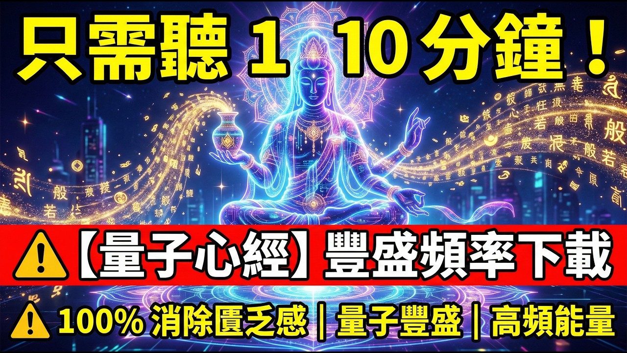 般若系統財富合約部署：心經心咒男聲輕搖滾｜清除潛意識貧窮病毒｜自動執行豐盛智能合約｜輕快賽博科技節拍｜迎接加密資產爆發【賽博佛曲】