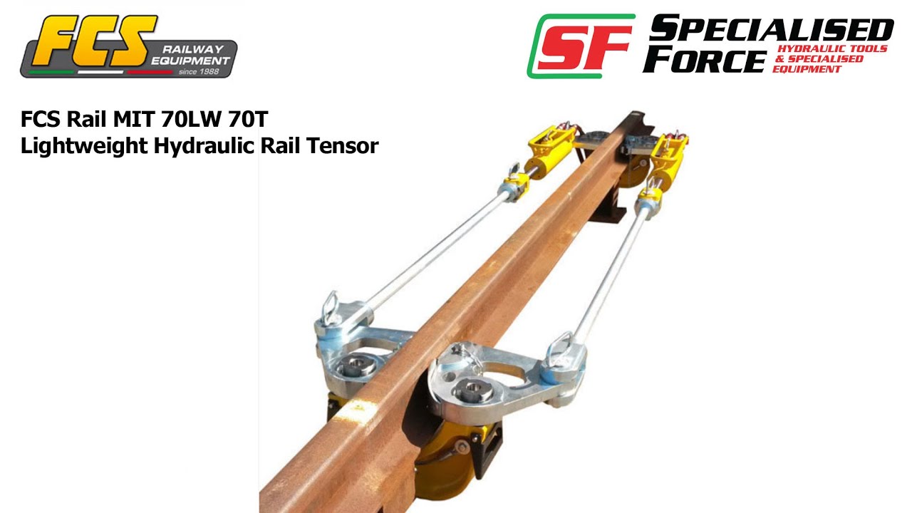 FCS Rail MIT70LW 70T Obstructionless Hydraulic Rail Tensor