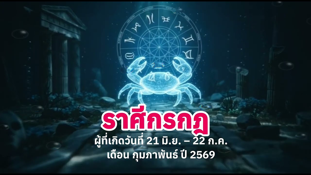 ลัคนากรกฎ ดวงรายเดือนกุมภาพันธ์ 2569 | เคลียร์เงินร่วม เก็บแรง วางแผนไกล (2026)
