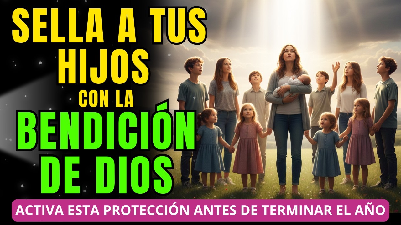 Sella a Tus Hijos con la Bendición de Dios | Oración por los hijos para bendecirlos