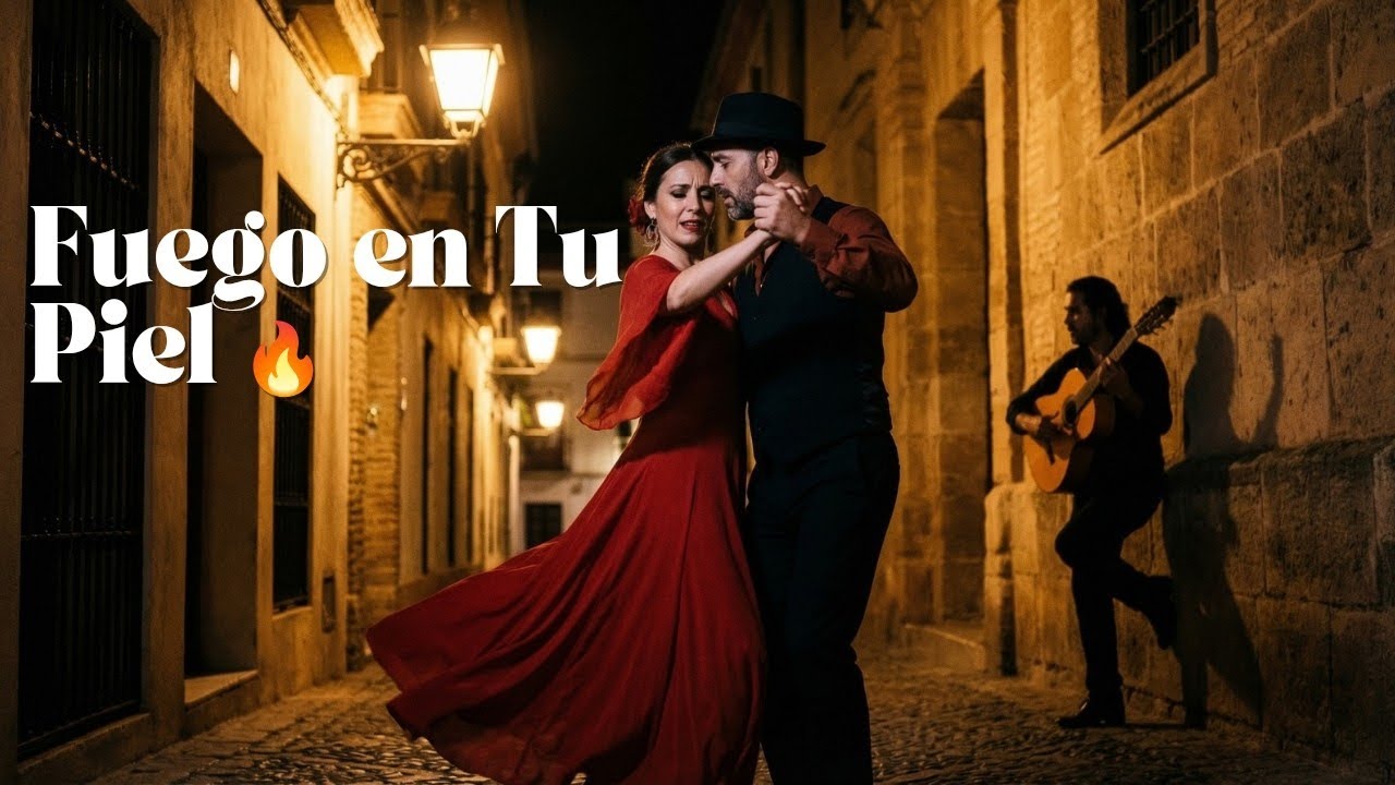 Fuego en Tu Piel 🔥 Rumba Flamenca Romántica | Spanish Love Song | Romantic Flamenco Guitar 95 BPM