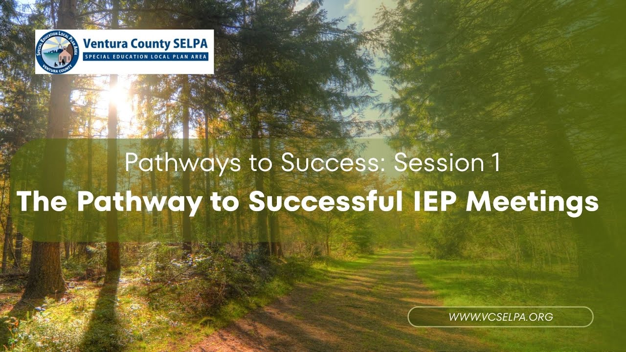 1) Pathways to Successful IEP Meetings: What You Need to Know to Promote Success