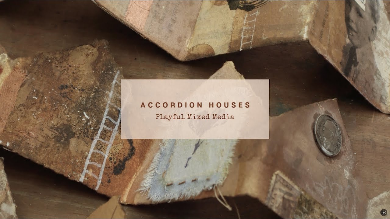 Mixed Media Book Class - Accordion Houses