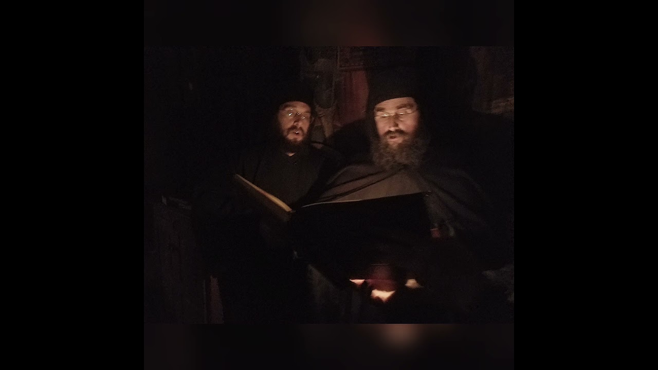 Εκάθισεν Αδάμ, μέλος Πέτρου Φιλανθίδου, ήχος πλ. β΄. Ψαλλει ο Γέρων Δαμασκηνός και η συνοδεία του.