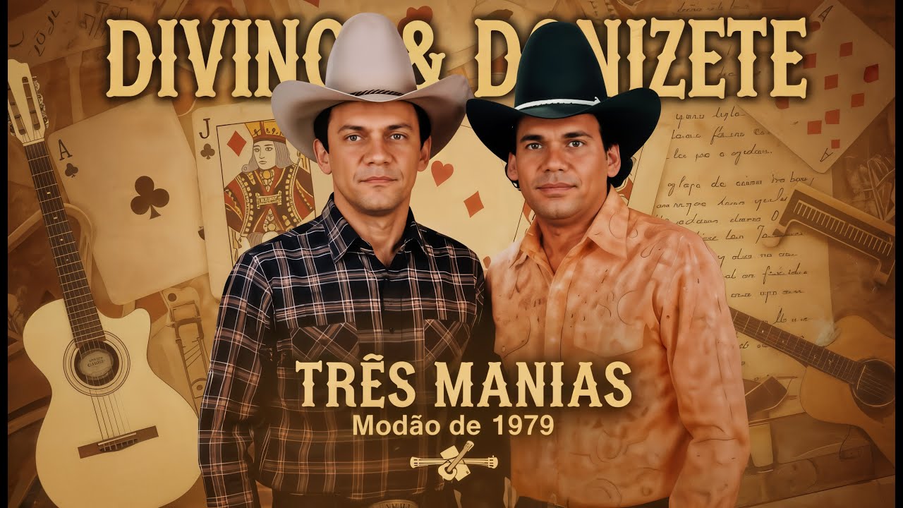 MODA DE VIOLA DIFERENTE DE TUDO QUE VOCÊ JÁ OUVIU!📻“TRÊS MANIAS” (1979), Com DIVINO & DONIZETE