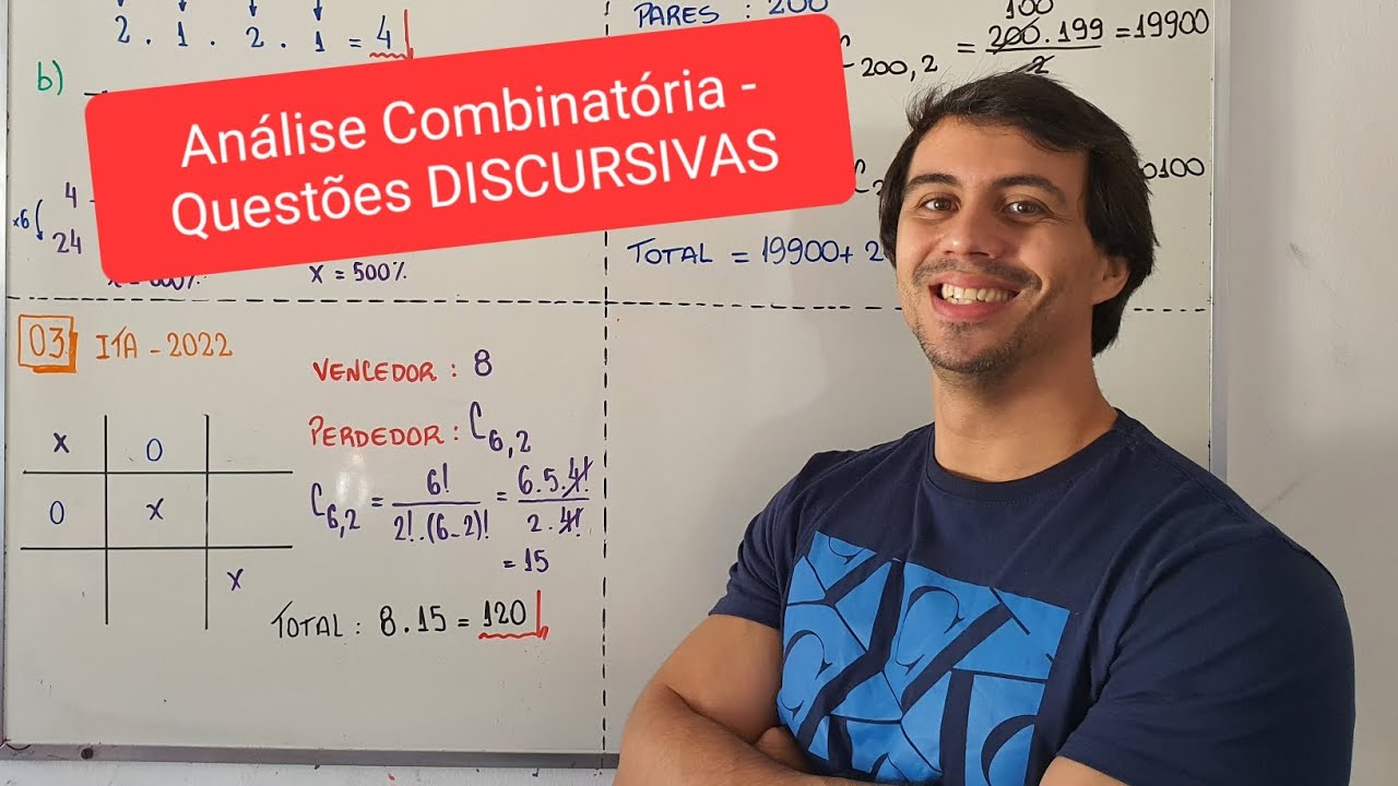 Análise Combinatória - Questões discursivas - PARTE 1 - UNIFESP, FGV E ITA