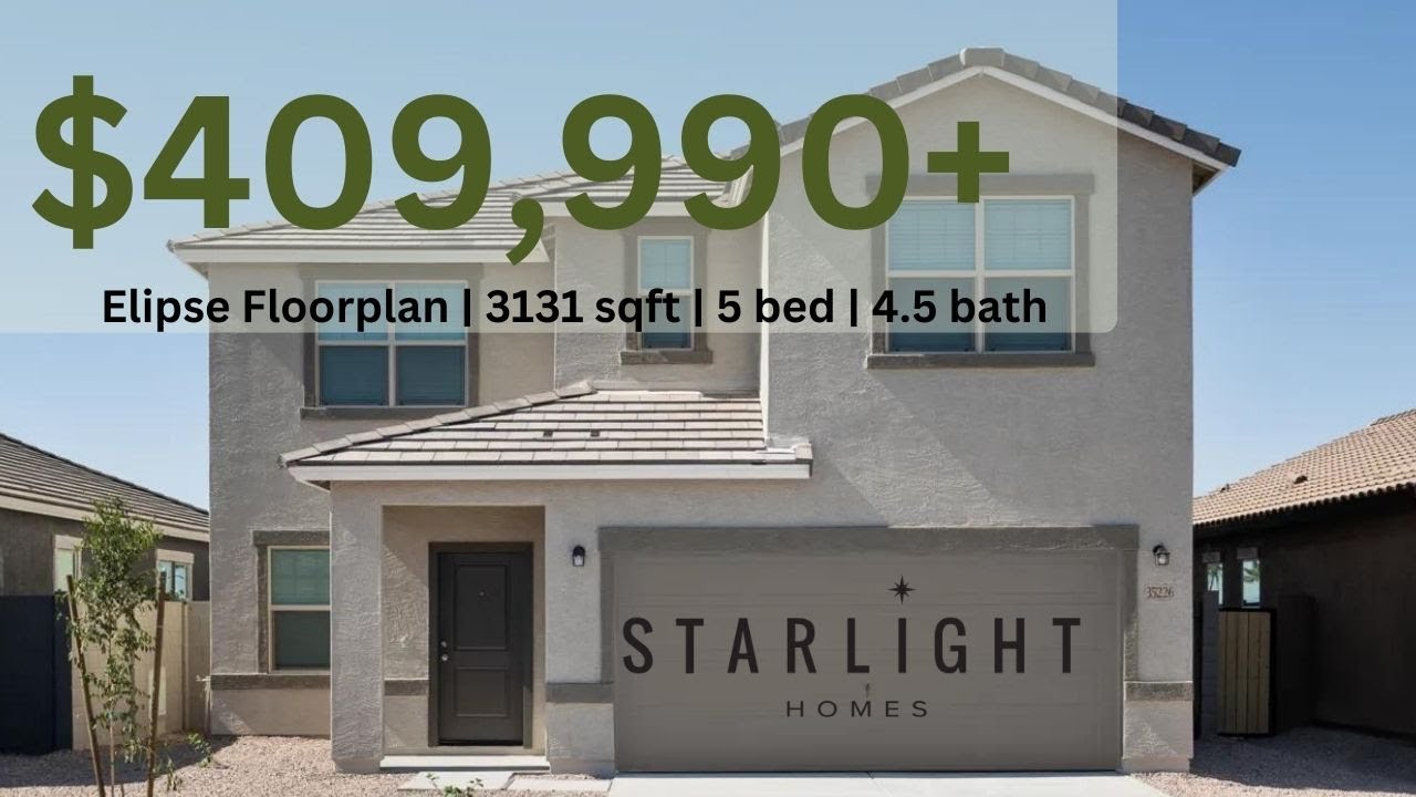 Maricopa City Arizona Starlight Homes Eclipse Floorplan walkthrough //