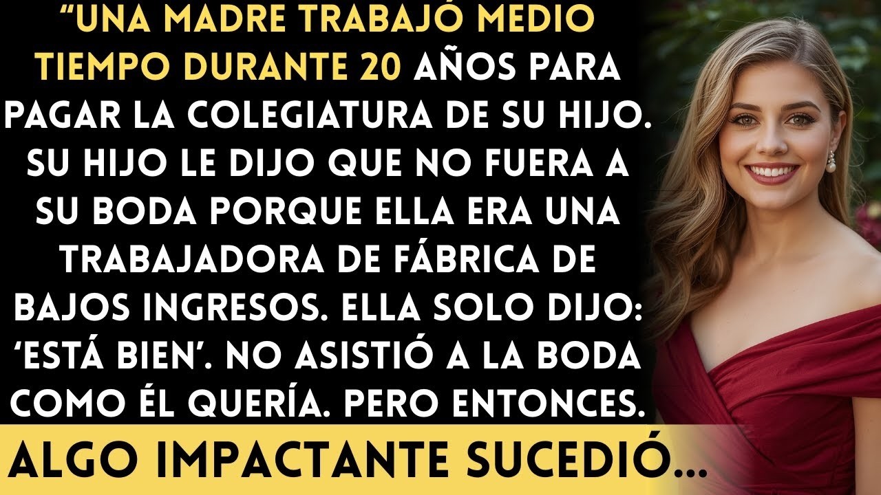 Mi hijo nos pidió que no fuéramos a su boda —Fue desgarrador, pero respeté su deseo…