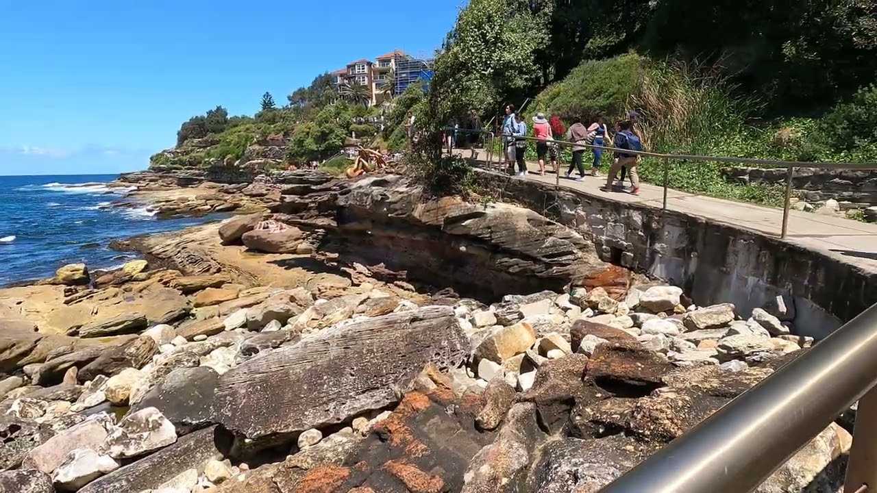 Bondi to Bronte【4K】Walking Tour November 2022 - Sculptures by the Sea - Part 1