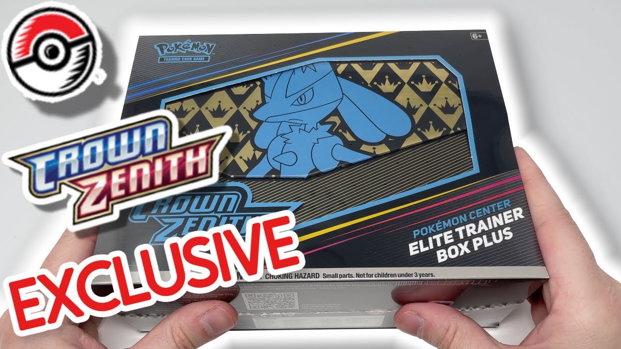 Unboxing Pokémon Center Crown Zenith ETB Plus & Crown Zenith ETB Comparison