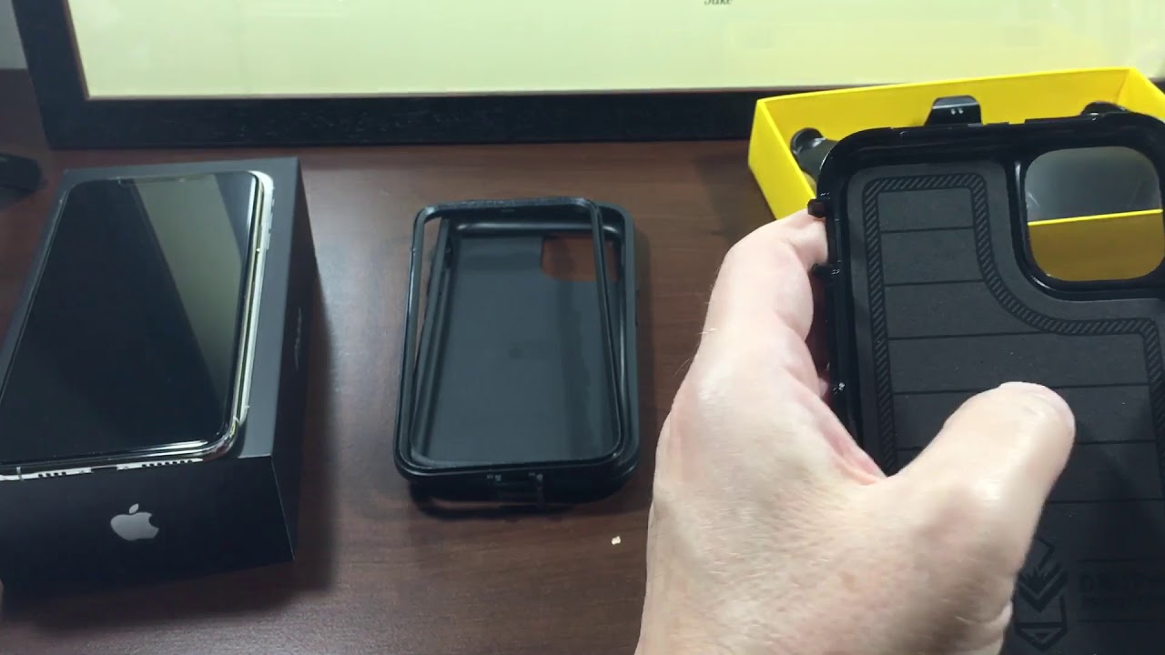 iPhone 11 Pro Max and Otterbox Defender case