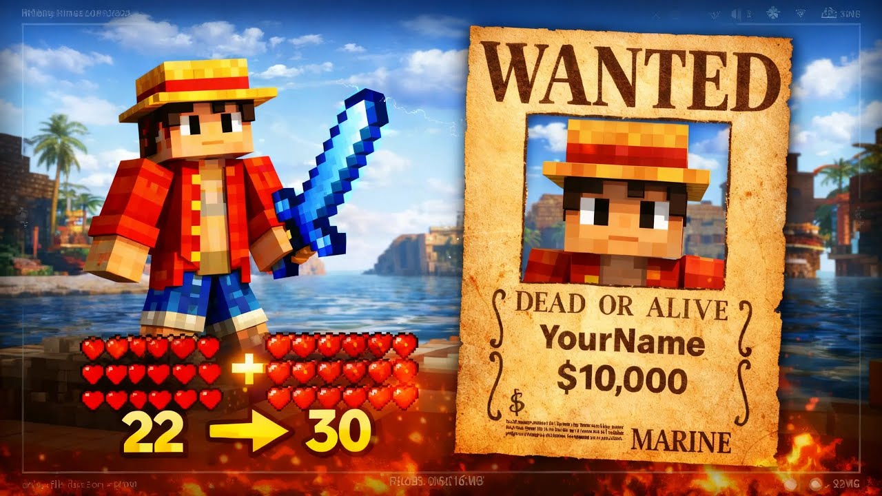 ONE PIECE in Minecraft – Episode 4 The Pirate Jou