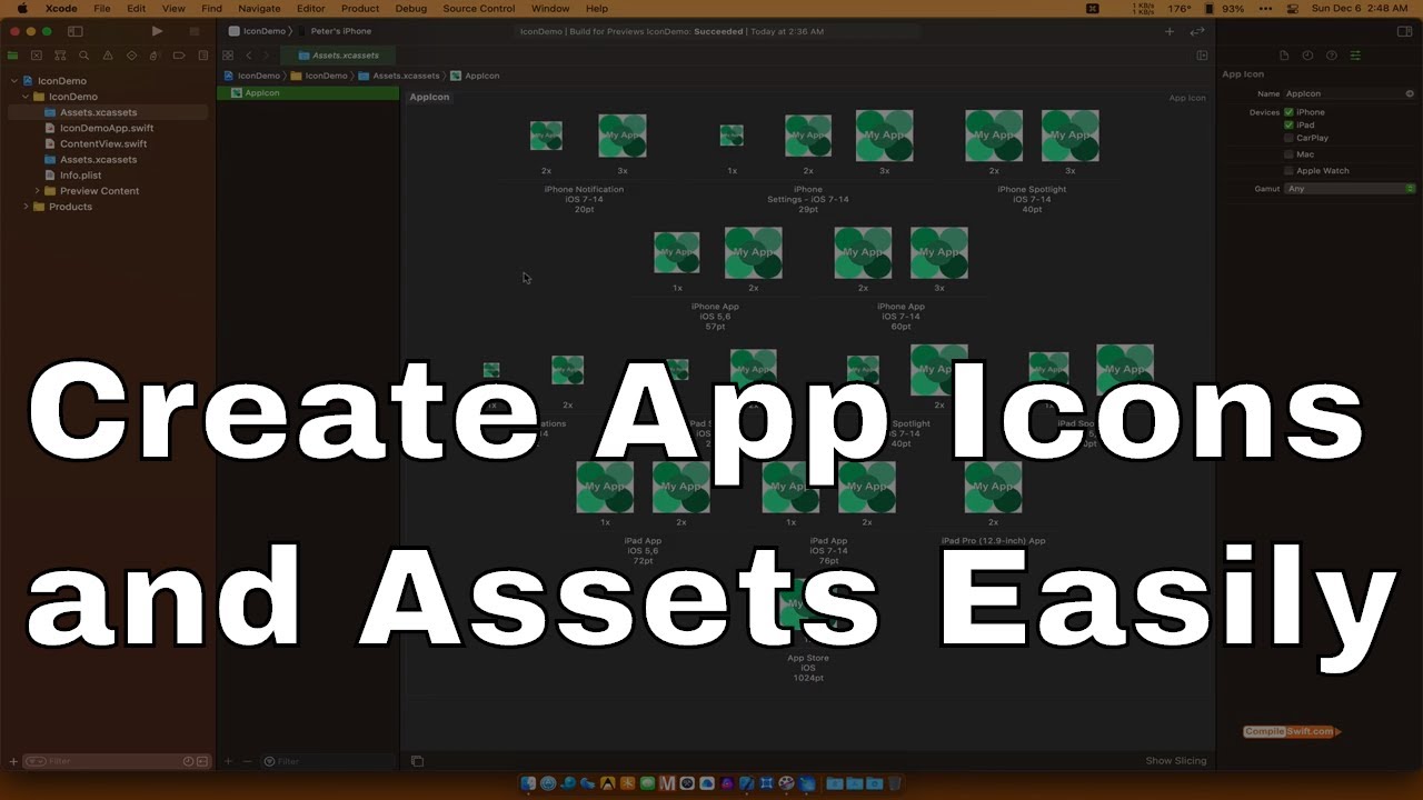 Easily Create Asset Icons for Xcode Apps