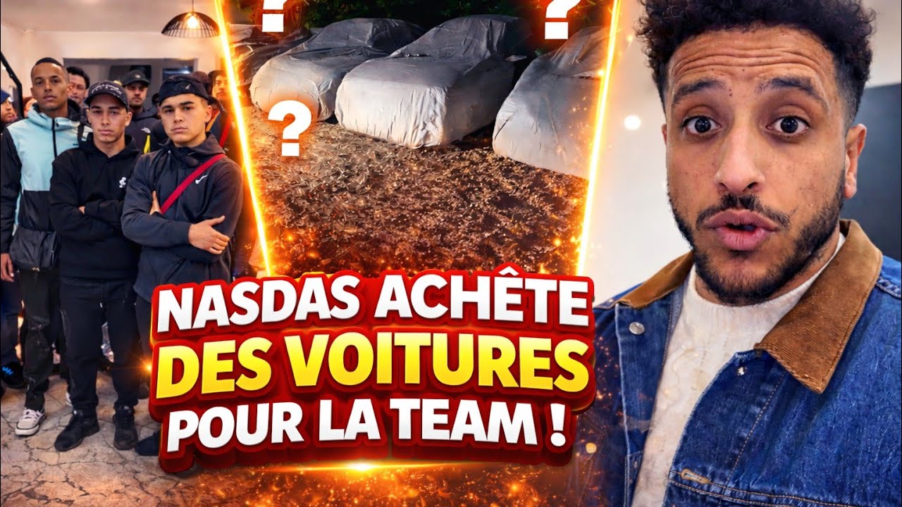 NASDAS ACHÈTE DES VOITURES  POUR LA TEAM ! #nasdas #nasdasstory #teamnasdas #voiture #gagnant 