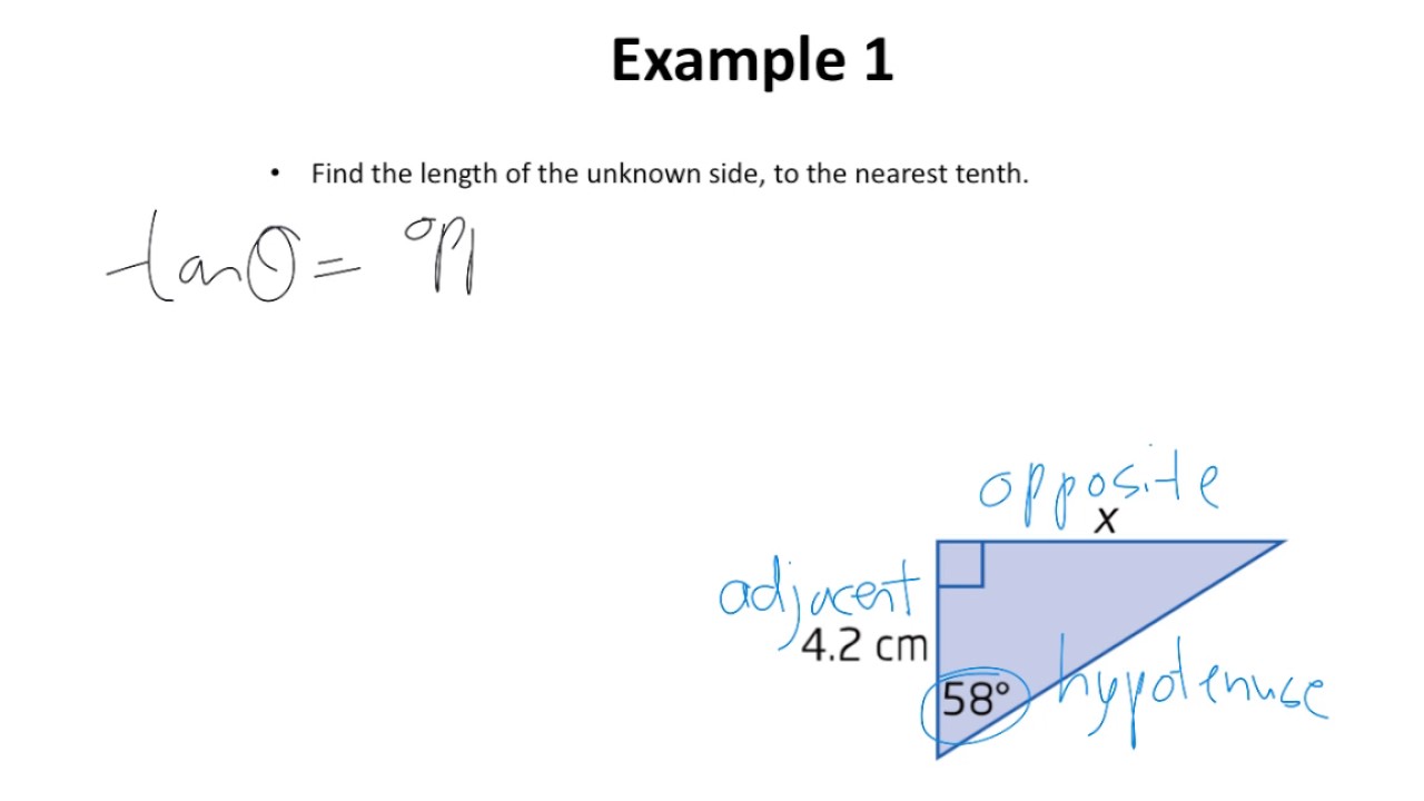 The Tangent Ratio