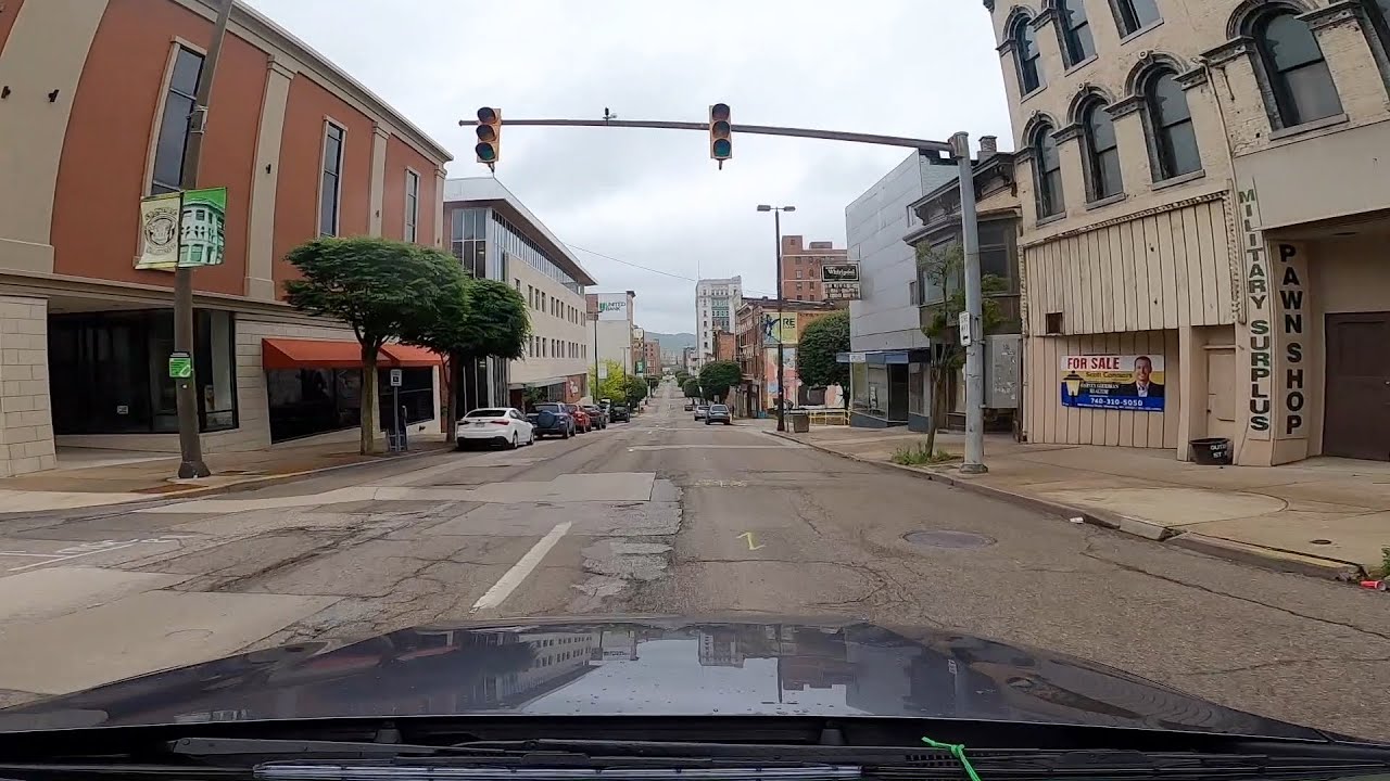 Wheeling, West Virginia - Driving Through Wheeling (2021)