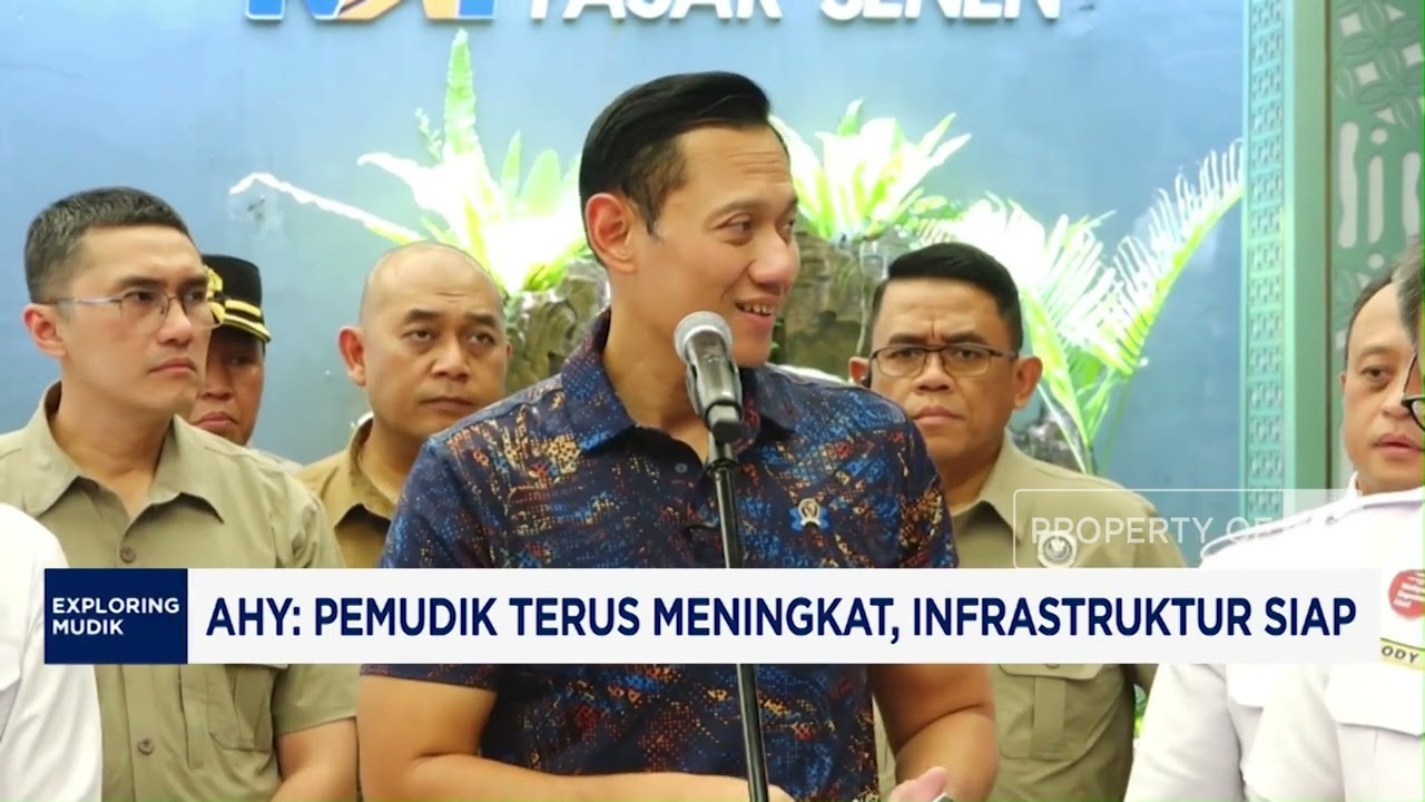 AHY: Pemudik Terus Meningkat, Infrastruktur Siap