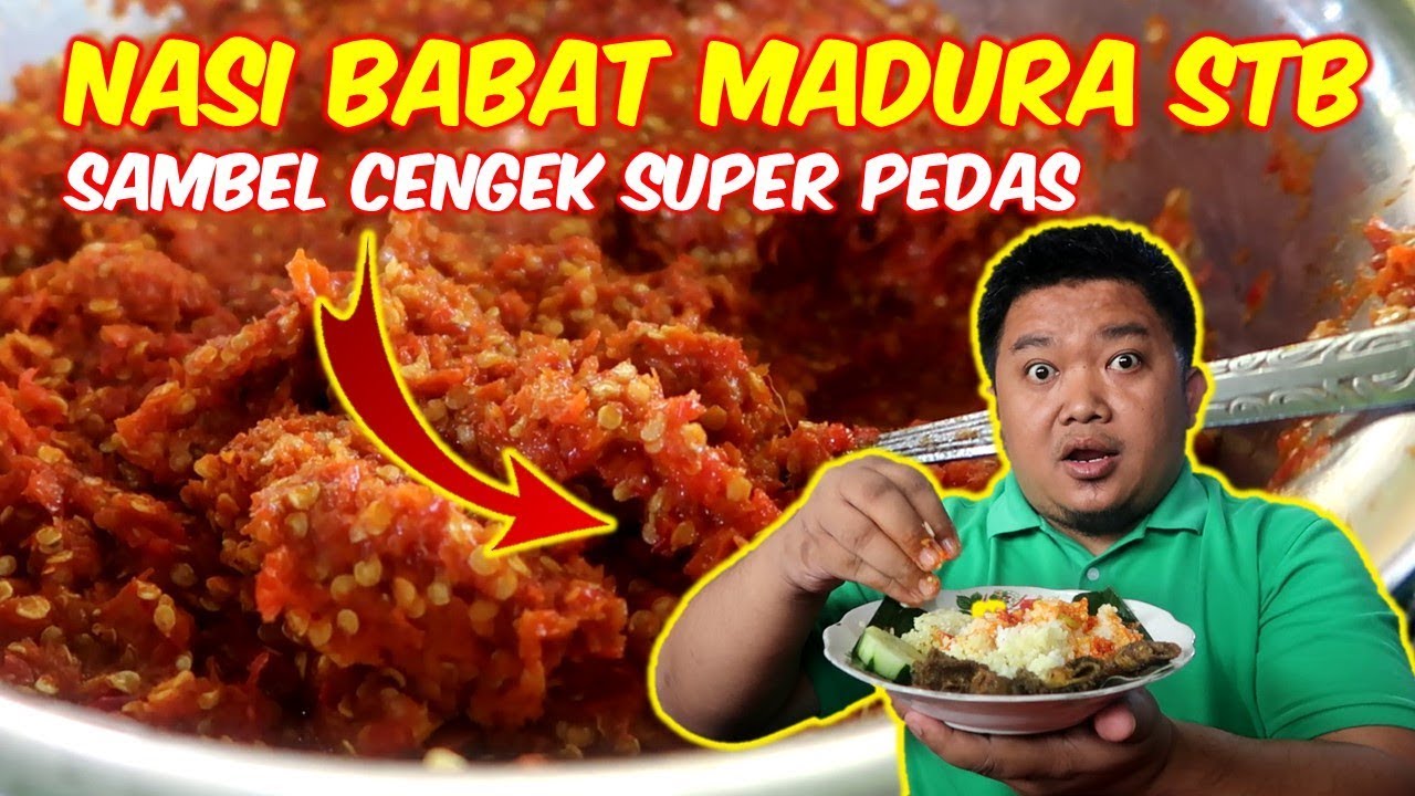 NASI BABAT MADURA STB SAMBAL PENCIT PEDESNYA BIKIN GOBYOS!!!
