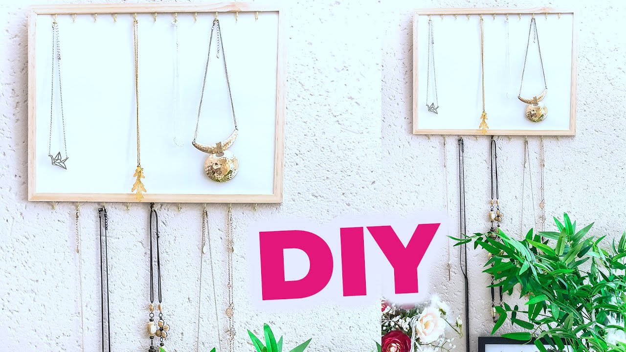 [DIY] RANGEMENT POUR COLLIERS// Simple facile et pas cher
