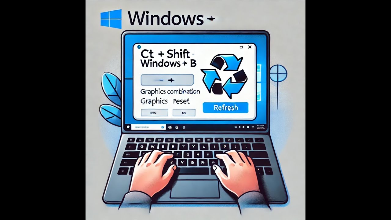 Reset Graphics Driver with Ctrl + Shift + Windows + B on Windows