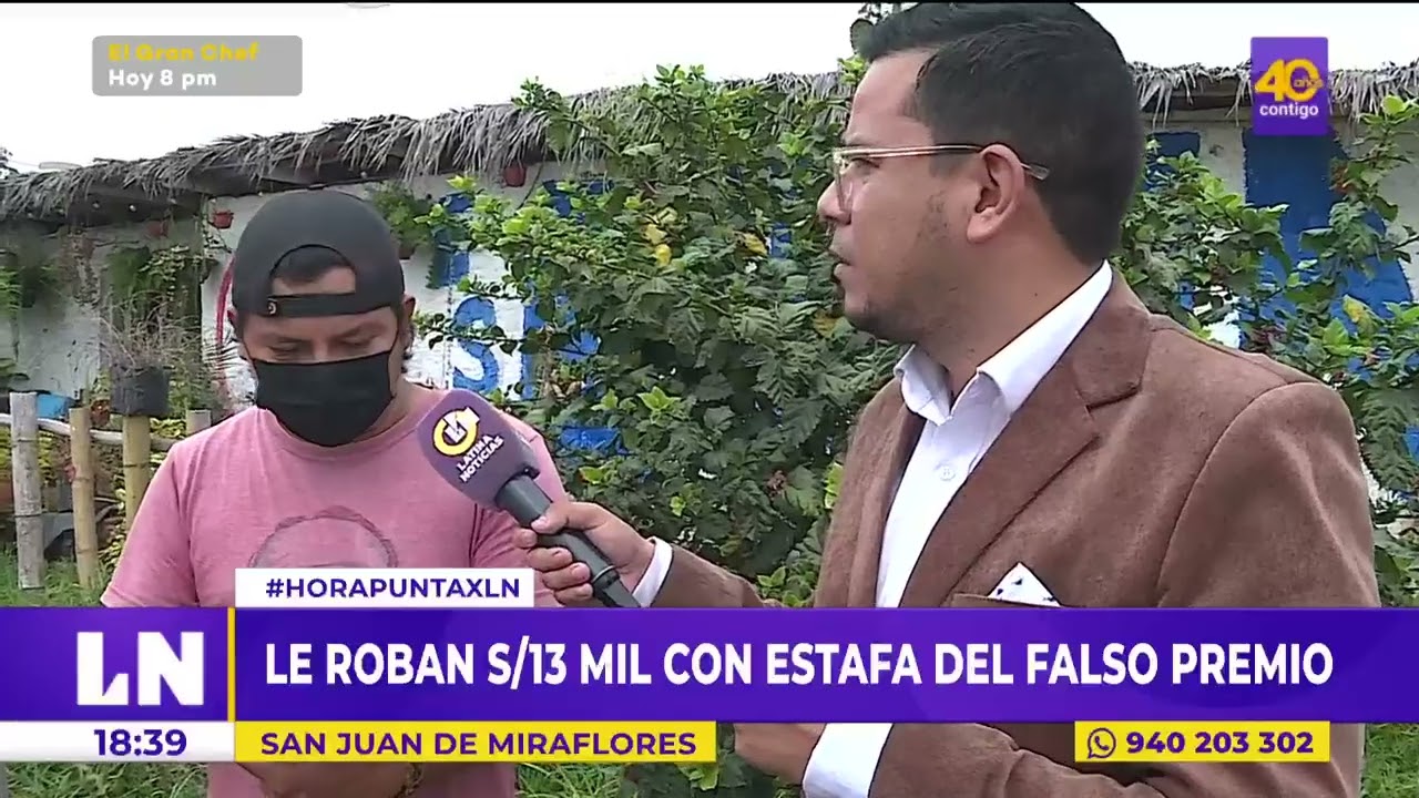 Le roban S/ 13 mil con estafa del cuento de las vacaciones soñadas de 'Pachacutec vacaciones on SAC'