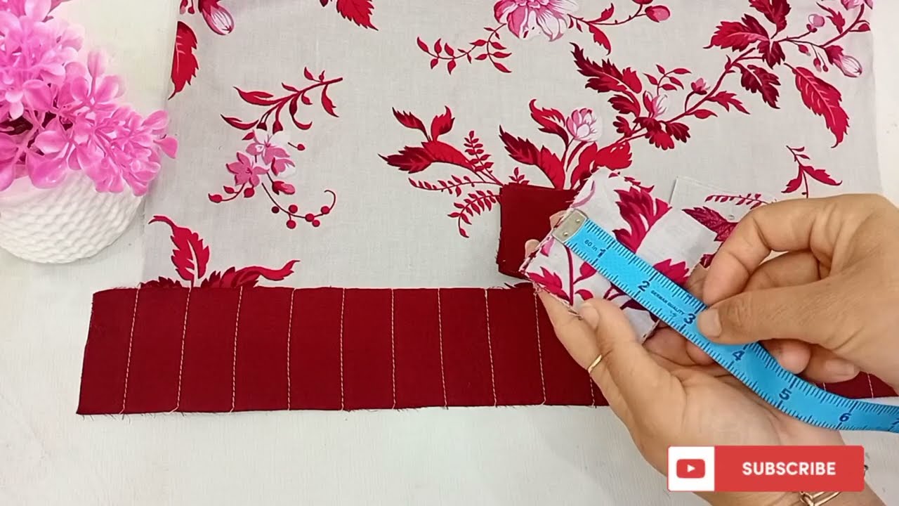 Beautiful Trouser Bottom Design/ Easy Stitching Idea@sui-Rang 