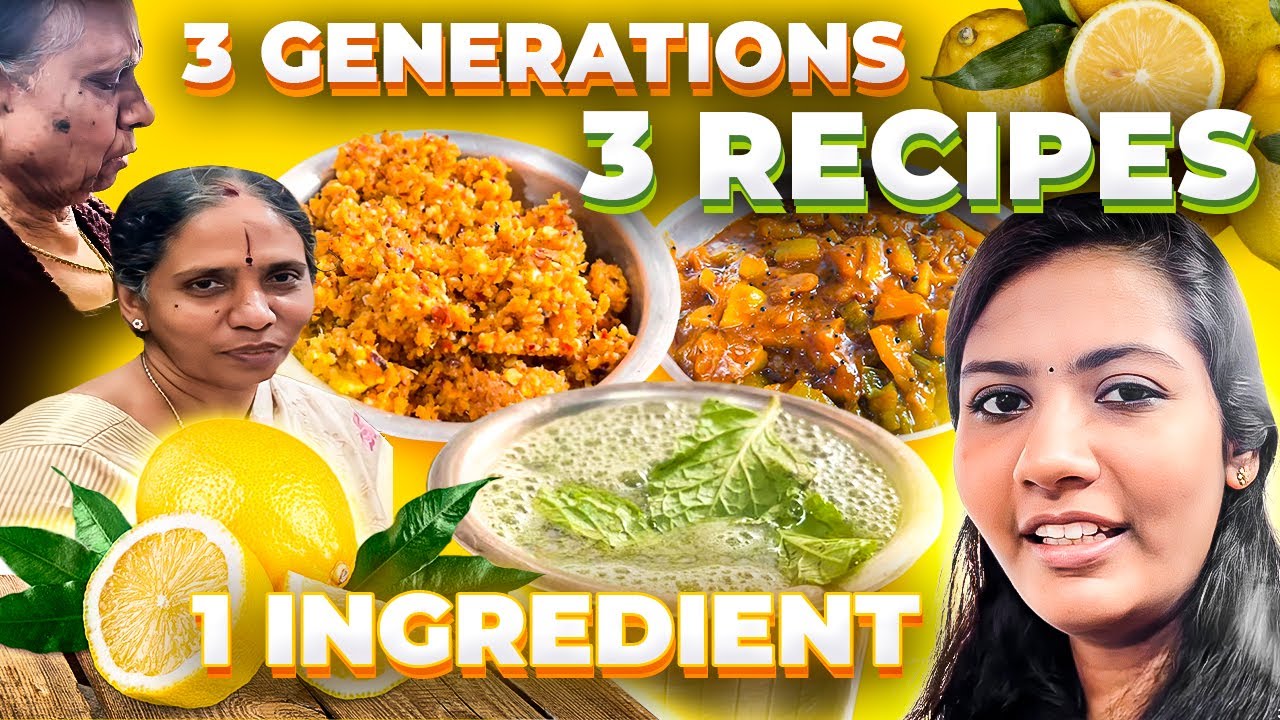 3 Generations 3 Recipes 1 Main Ingredient
