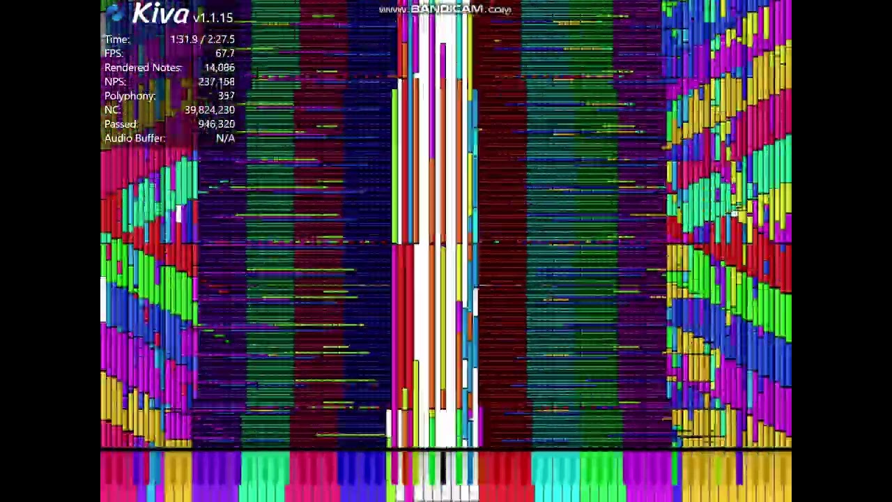 [Black MIDI] Tetoris Merge (39 MILLION NOTES) (ALMOST NO LAG) (i5-6300U Legit Run)