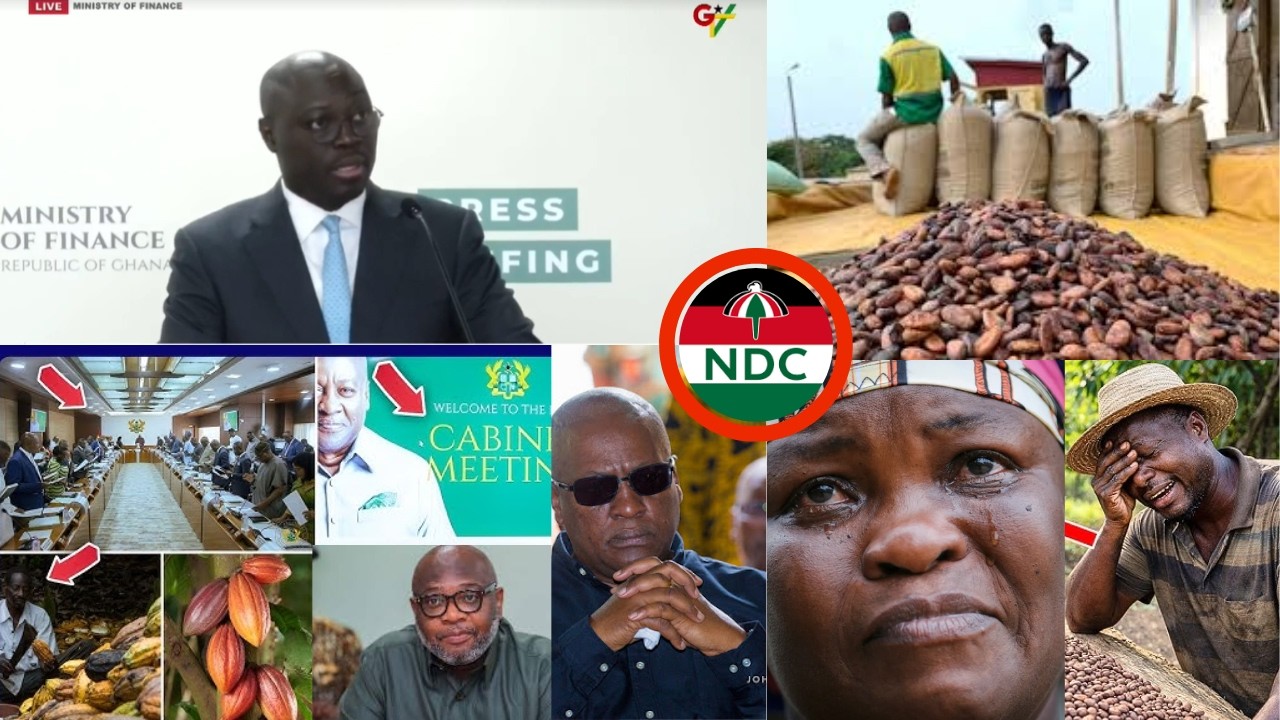 BREAK!! Cocoa Prices Reduced From GH₵3,625 To GH₵2,587 -Ato Forson Announces...